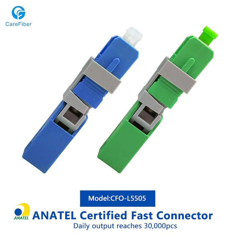 ANATEL Certificated Click Tipo Optic Fiber Fast Connector
