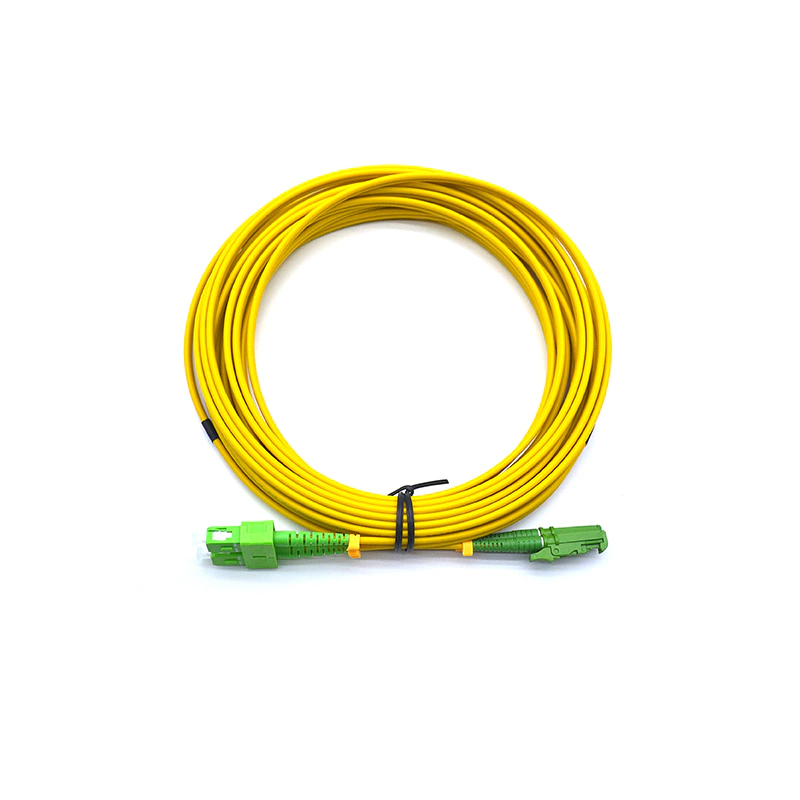 E2000 APC To SC APC Duplex Fiber Optic Cable OS2 Single Mode 2.0mm Bend Insensitive