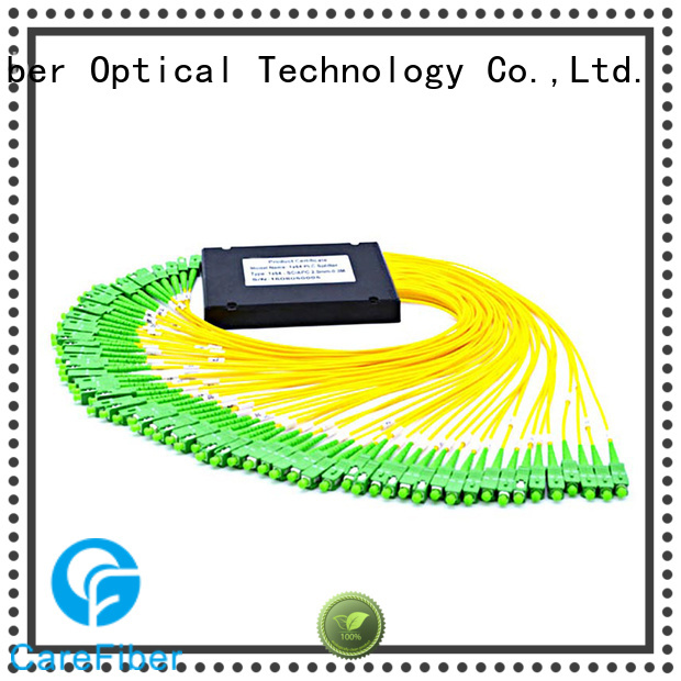 Carefiber best powered optical splitter splittercfowa04 for communication