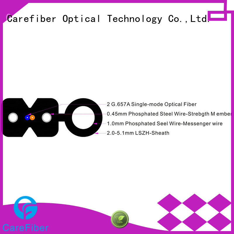 Carefiber variety of fiber drop wire supplier for communication