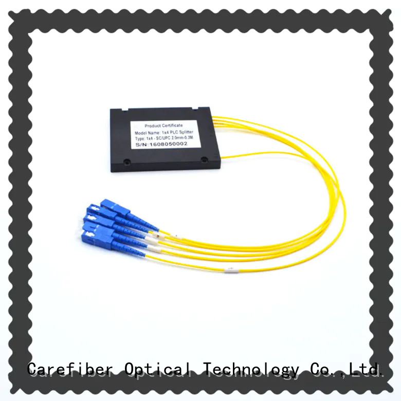 Carefiber quality assurance optical cord splitter foreign trade for communication