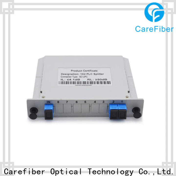 Carefiber quality assurance plc fiber splitter foreign trade for communication
