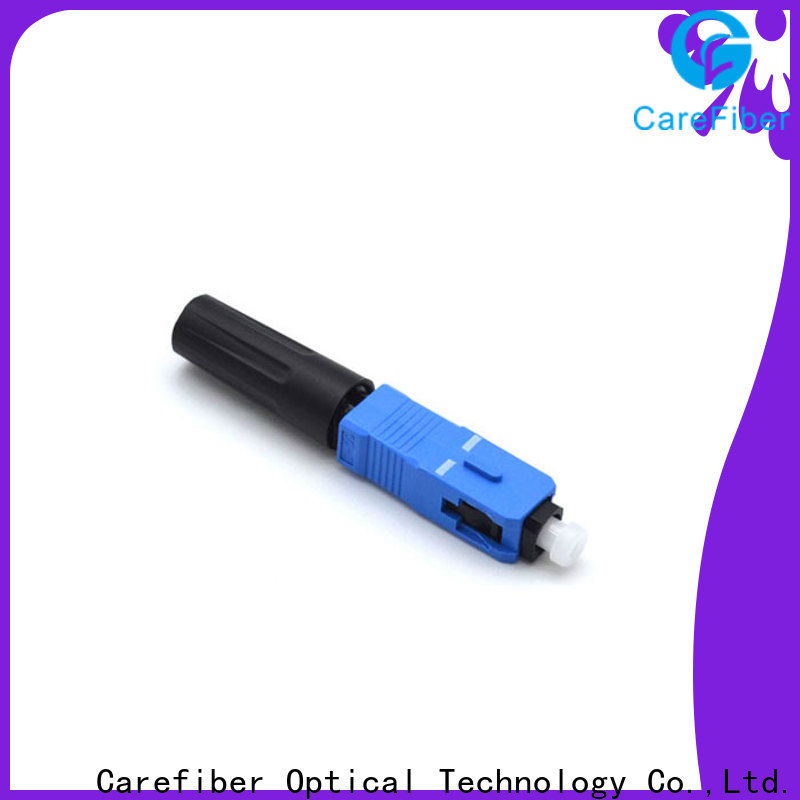 Carefiber upc fiber optic fast connector provider for distribution
