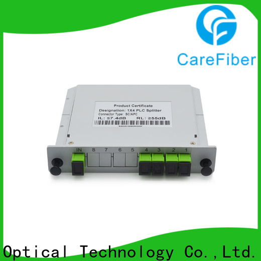 Carefiber quality assurance fiber optic splitter types foreign trade for industry