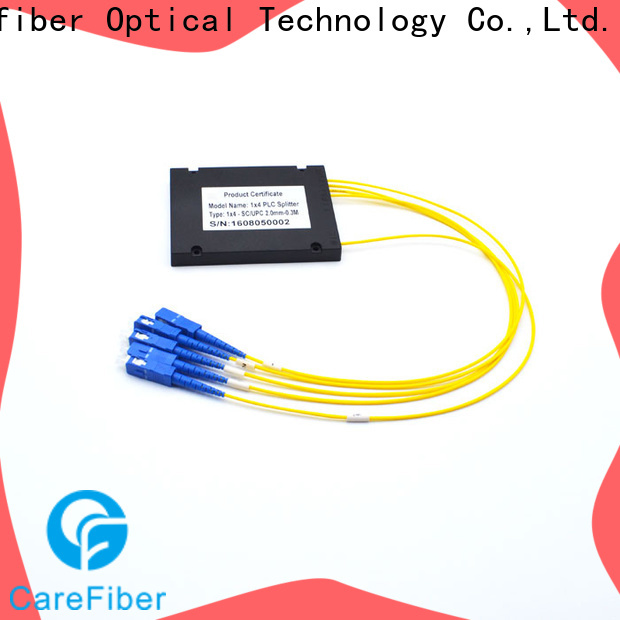 Carefiber splittercfowa08 fiber optic splitter types cooperation for industry