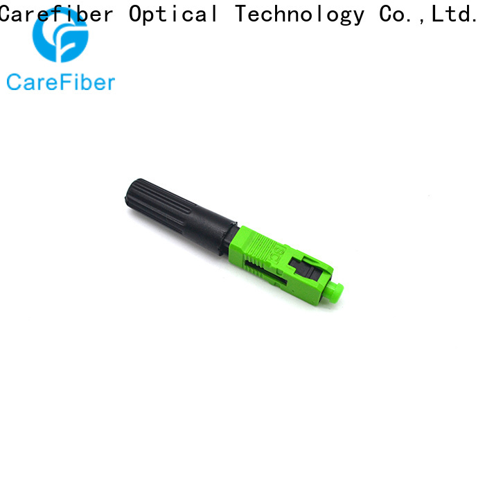 Carefiber dependable lc fast connector provider for distribution