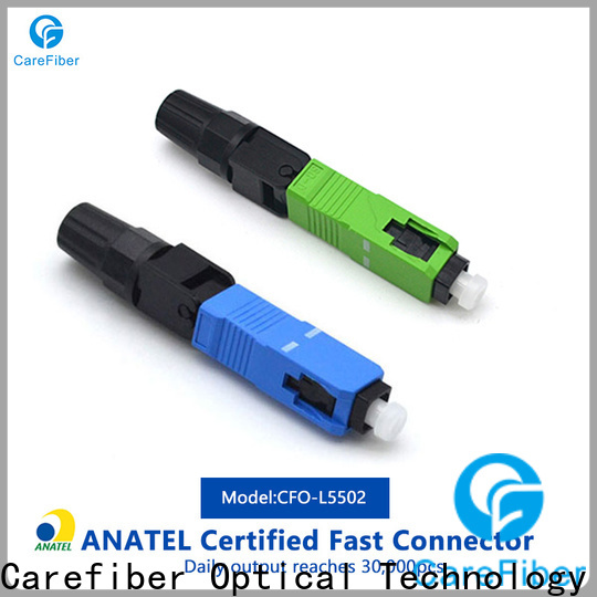 Carefiber optic lc fiber connector factory for consumer elctronics