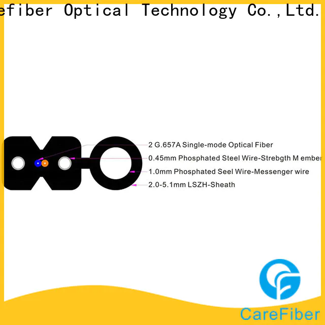 Carefiber highly recommended ftth drop cable supplier for wholesale