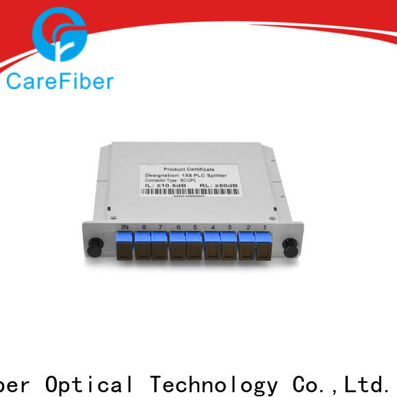 Carefiber splitter best optical splitter cooperation for communication