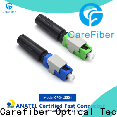 Carefiber optic fiber optic cable connector types provider for distribution