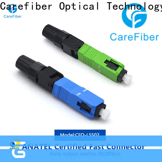 Carefiber dependable fiber optic cable connector types provider for communication