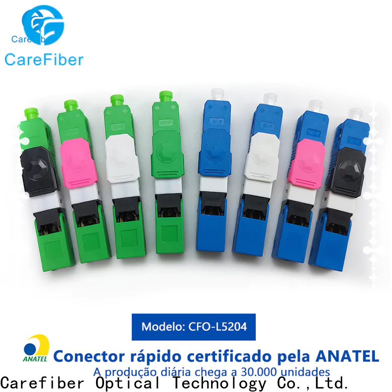 Carefiber cfoscupcl5301 lc fast connector provider for communication