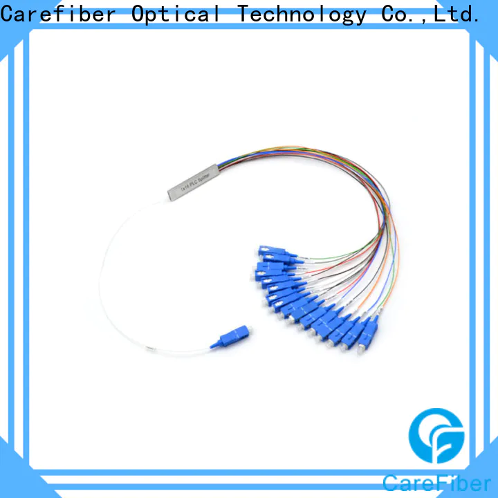 Carefiber 1x2 plc fiber splitter cooperation for communication