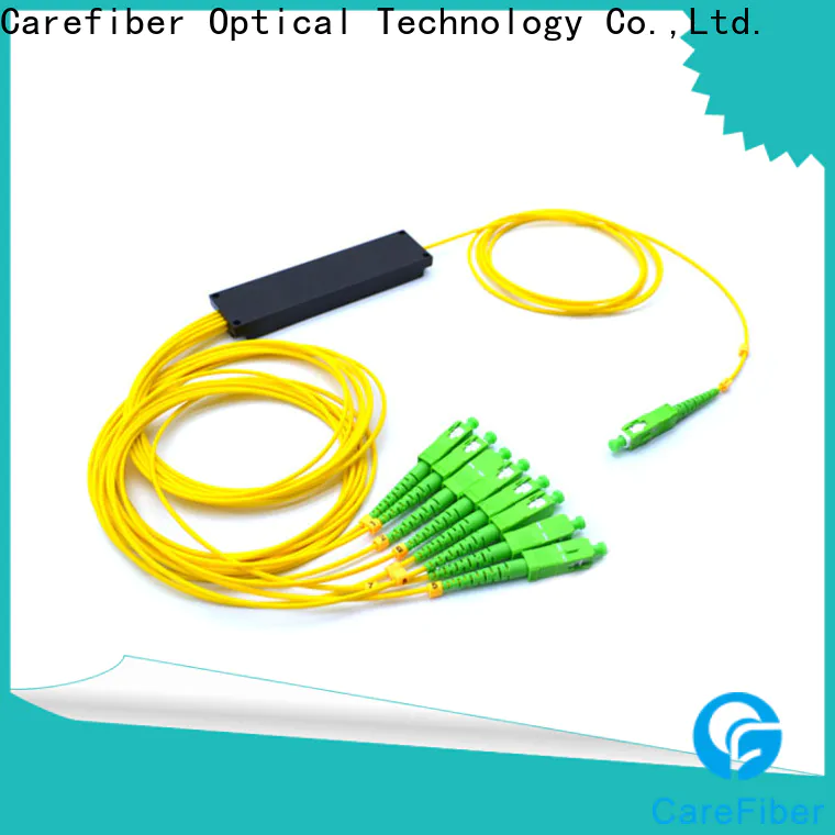 Carefiber optical fiber optic splitter types cooperation for communication