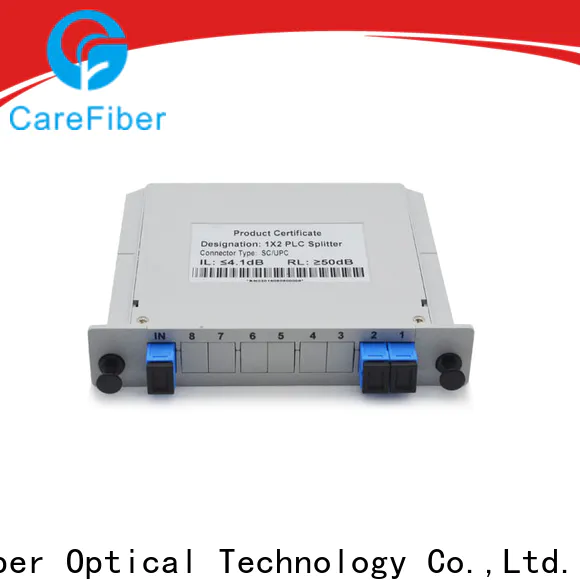 Carefiber quality assurance optical splitter cooperation for communication