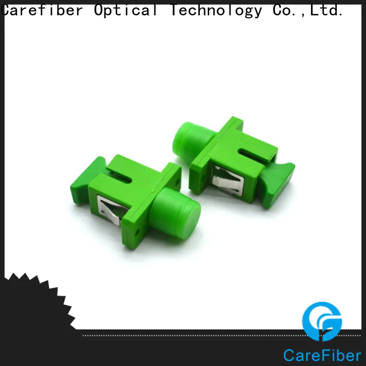 Carefiber optic fiber adapter customization for communication