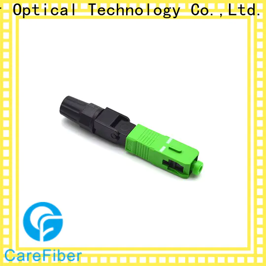 Carefiber new sc fiber optic connector provider for consumer elctronics