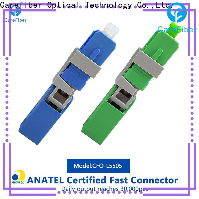 Carefiber best optical connector types provider for distribution