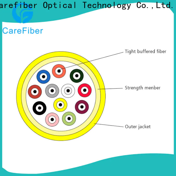 Carefiber high quality single mode fiber cable well know enterprises for indoor environment