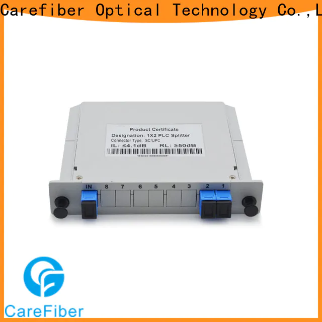 Carefiber most popular optical splitter cooperation for communication