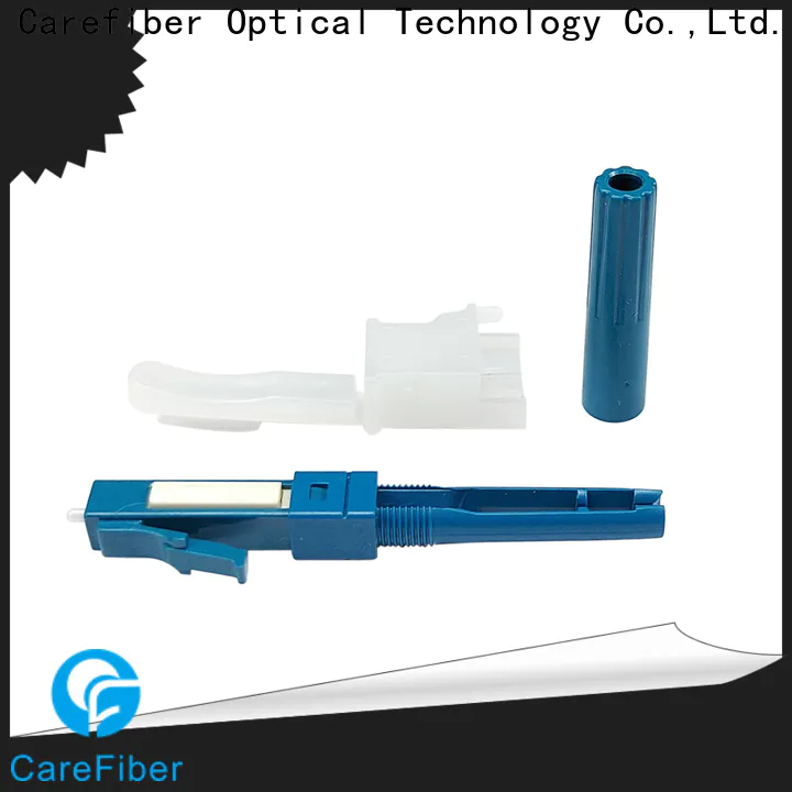 Carefiber sc fiber optic cable connector types provider for communication
