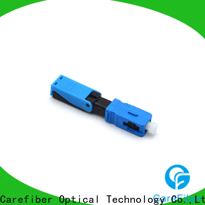 Carefiber lock sc fiber optic connector factory for consumer elctronics