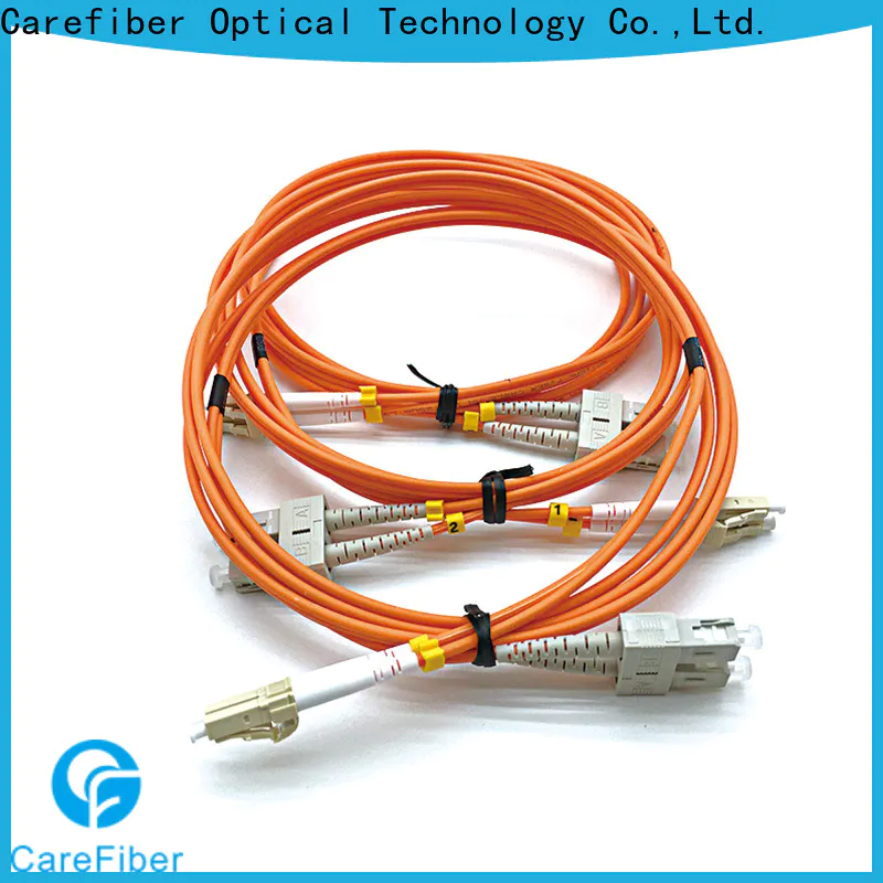 Carefiber duplex patch cord types manufacturer for communication