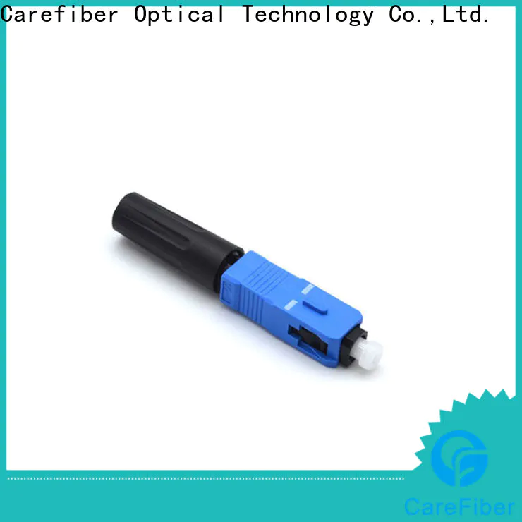 Carefiber dependable fiber optic cable connector types provider for communication