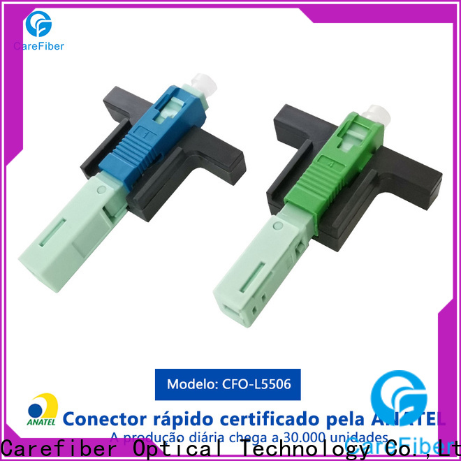 Carefiber best fiber optic cable connector types factory for communication