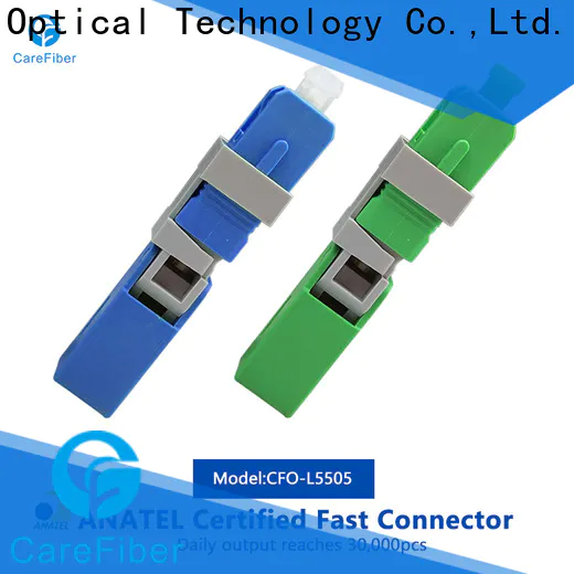 Carefiber optical fiber optic cable connector types factory for consumer elctronics