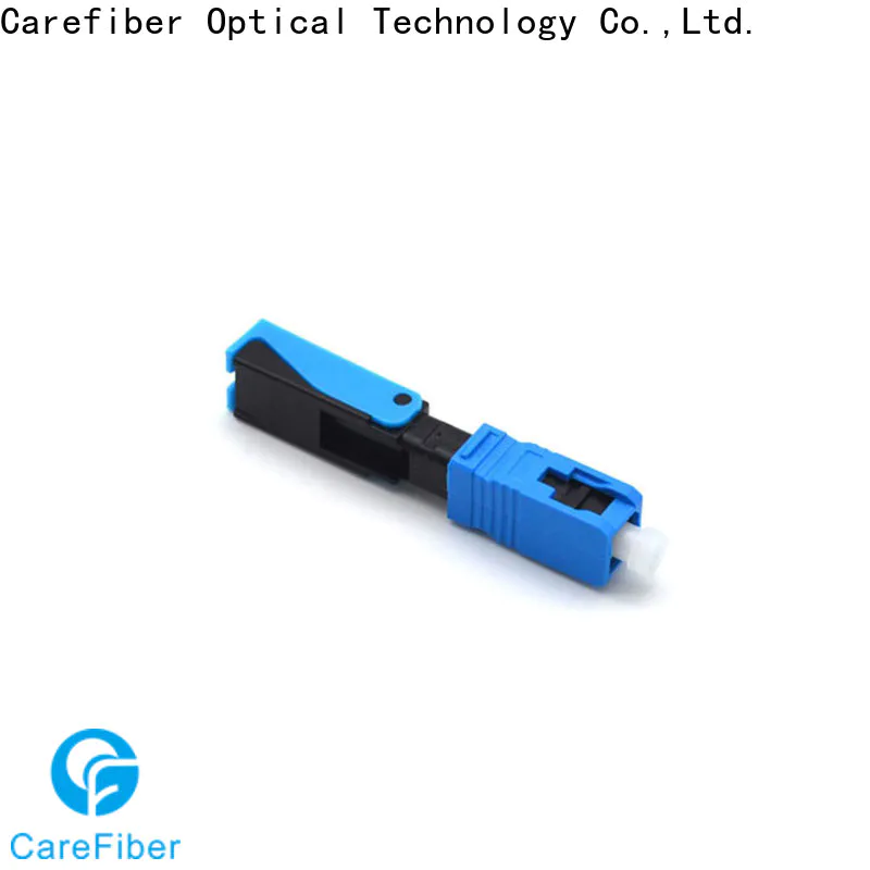 Carefiber lock sc fiber optic connector factory for consumer elctronics