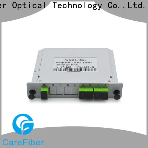 Carefiber quality assurance fiber splitter foreign trade for industry