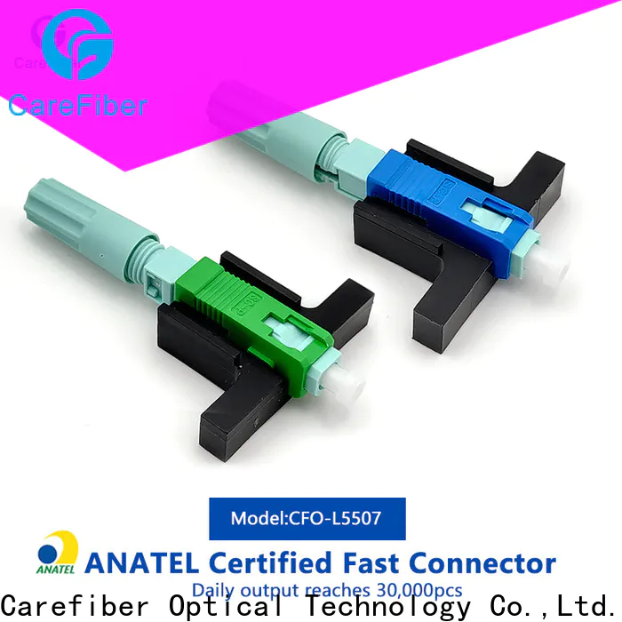 Carefiber dependable fiber fast connector trader for communication