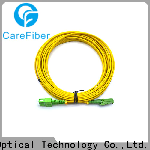 Carefiber duplex sc apc patch cord manufacturer for consumer elctronics
