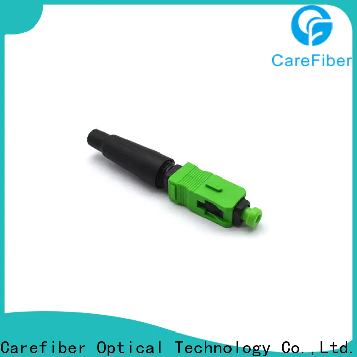 Carefiber optic fast lc fiber connector provider for communication