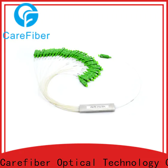 Carefiber optical fiber optic splitter types cooperation for global market