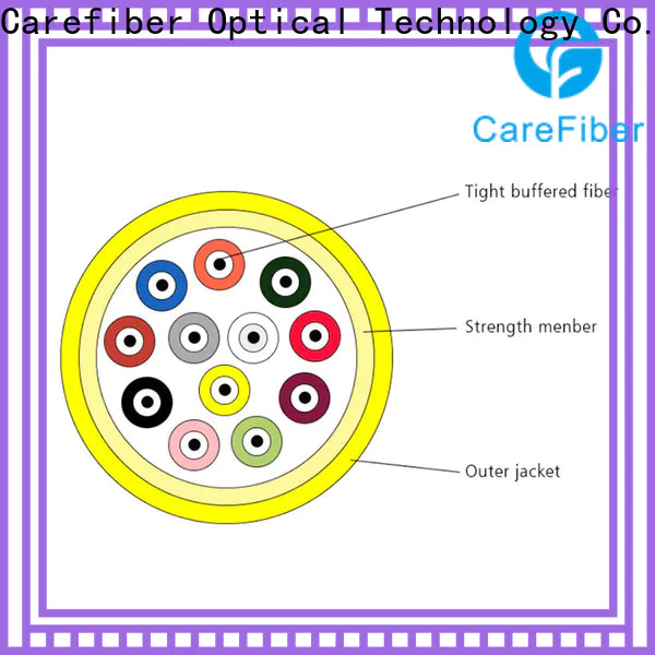 Carefiber gjbfjv fiber optic 4 core provider for indoor environment