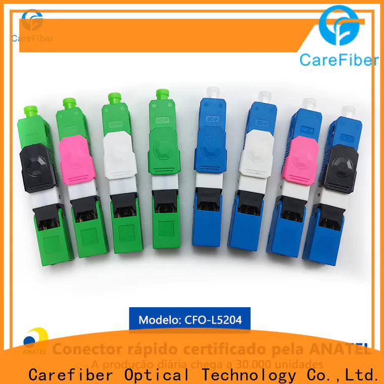 Carefiber best fiber optic cable connector types provider for consumer elctronics
