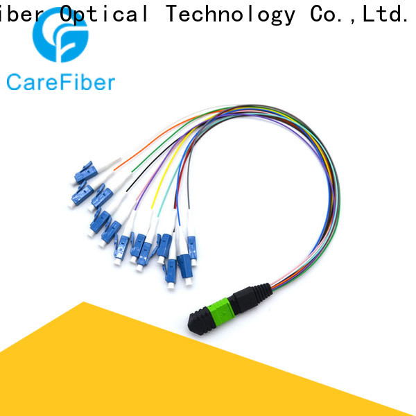 Carefiber mpolc mtp cable assemblies made in China for telecom industry