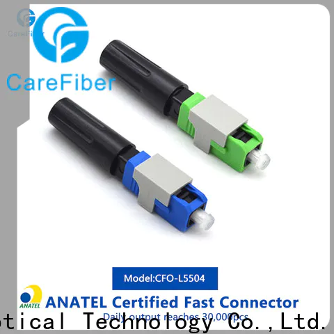Carefiber best fiber optic fast connector factory for consumer elctronics
