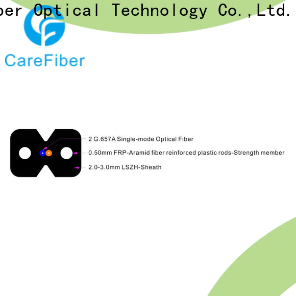 Carefiber reliable drop cable supplier for network