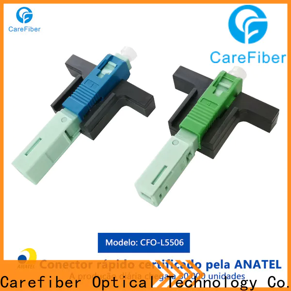 Carefiber fiber fast sc fiber optic connector factory for distribution