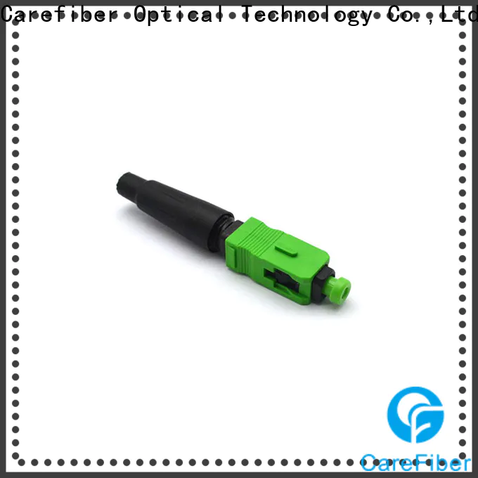 Carefiber new fiber optic fast connector trader for consumer elctronics