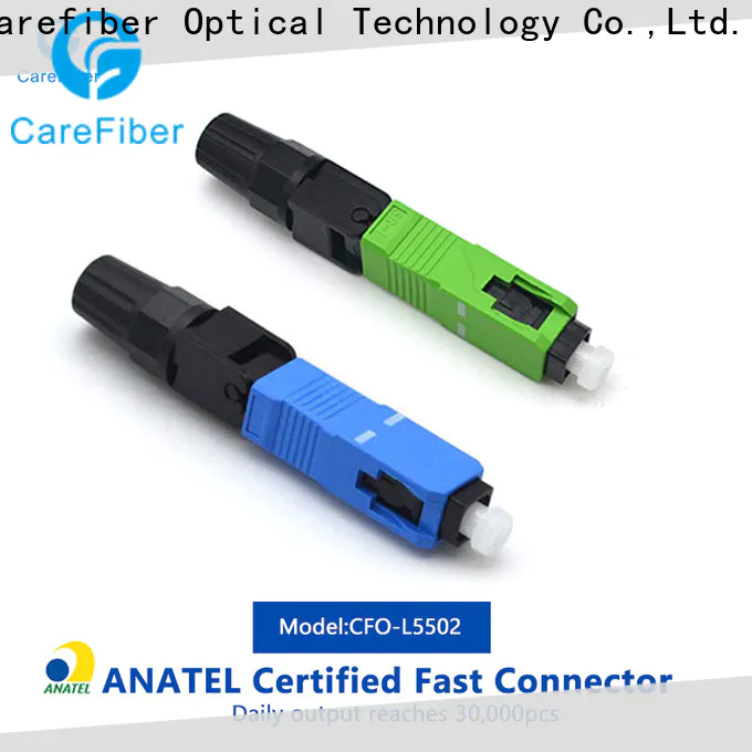 Carefiber fibre optical connector types provider for consumer elctronics