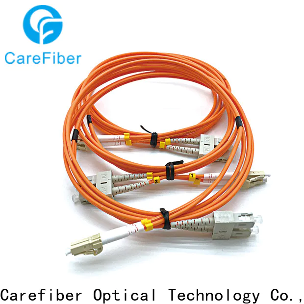 Carefiber standard sc apc patch cord manufacturer for consumer elctronics