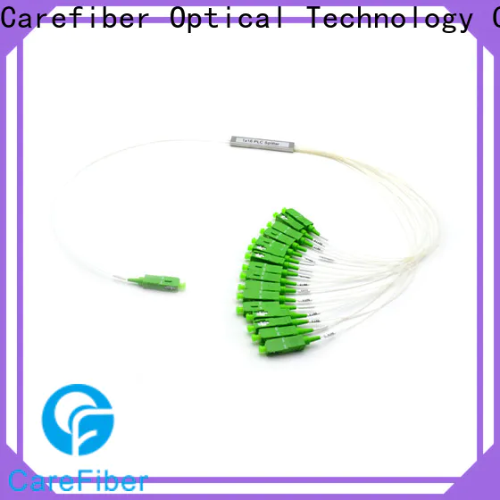Carefiber most popular fiber optic splitter types cooperation for communication
