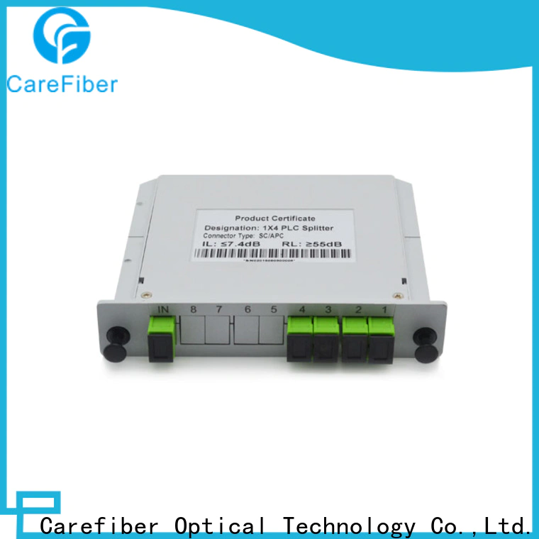 Carefiber best plc optical splitter trader for industry
